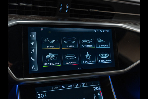 Audi A7 Sportback 50 TFSI e Quattro 3X S-Line, Black Optik, Pano, ACC, Virtual, Ambiënte Light, Apple Carplay, Camera, PDC, Clima