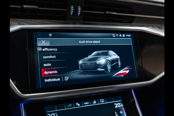 Audi A7 Sportback 50 TFSI e Quattro 3X S-Line, Black Optik, Pano, ACC, Virtual, Ambiënte Light, Apple Carplay, Camera, PDC, Clima