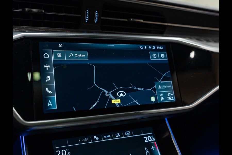 Audi A7 Sportback 50 TFSI e Quattro 3X S-Line, Black Optik, Pano, ACC, Virtual, Ambiënte Light, Apple Carplay, Camera, PDC, Clima