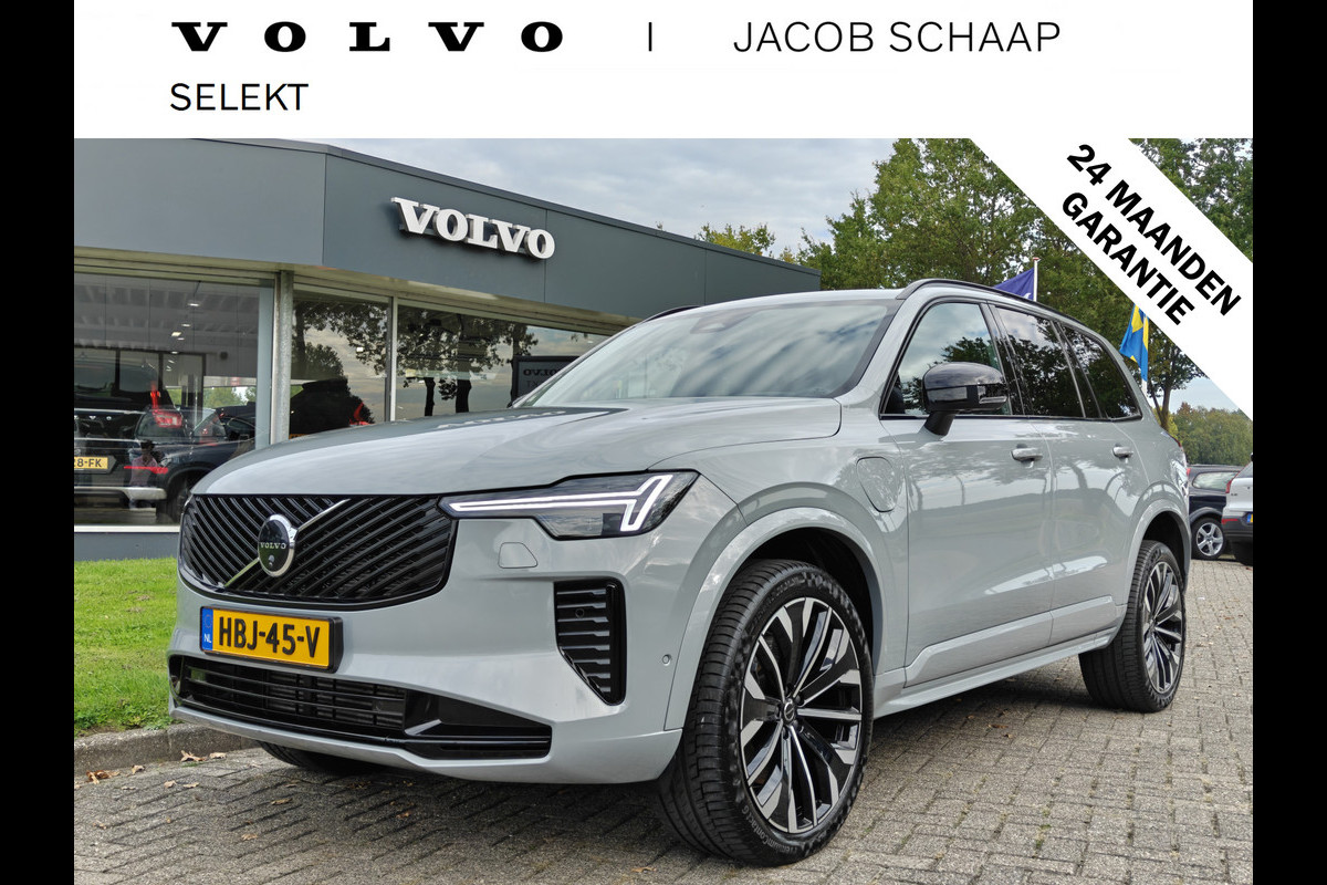 Volvo XC90 T8 455PK Plug-in hybrid AWD Ultra Dark | BLIS | 360 Camera | H&K | Luchtvering | Trekhaak | Pano | HUD | ACC |