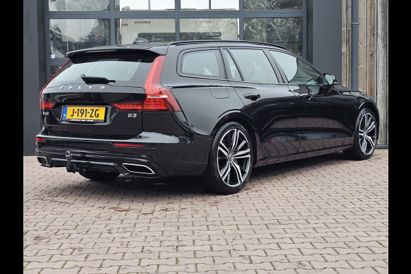 Volvo V60 2.0 B3 R-Design | LED | Trekhaak | Elek. bestuurdersstoel | Elek. achterklep | Leder | Keyless | ACC | Stoelverwarming |