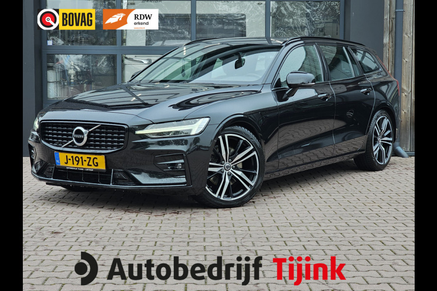 Volvo V60 2.0 B3 R-Design | LED | Trekhaak | Elek. bestuurdersstoel | Elek. achterklep | Leder | Keyless | ACC | Stoelverwarming |