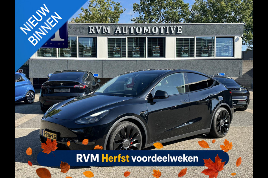 Tesla Model Y Performance AWD 75 kWh VAN €38.900,- VOOR €35.877,- | SOH 92%| RESTERENDE FABRIEKSGARANTIE VAN TOEPASSING OP DE HOOGVOLTACCU + AANDRIJFLIJN T/M 2030 OF 192.000KM!| RIJKLAARPRIJS INCL. 12 MND BOVAG GARANTIE