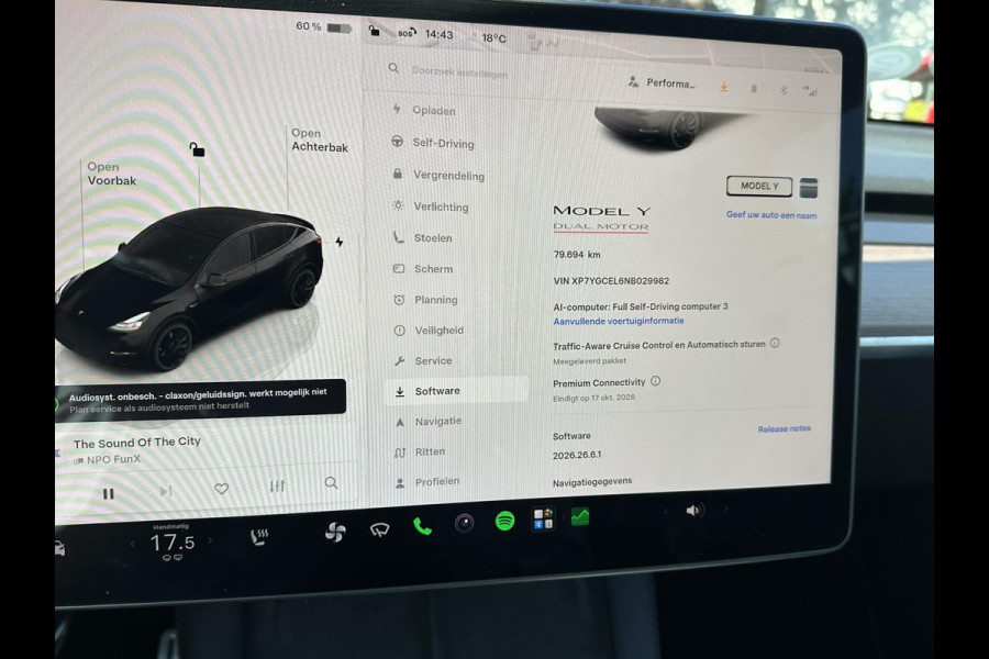 Tesla Model Y Performance AWD 75 kWh VAN €38.900,- VOOR €35.877,- | SOH 92%| RESTERENDE FABRIEKSGARANTIE VAN TOEPASSING OP DE HOOGVOLTACCU + AANDRIJFLIJN T/M 2030 OF 192.000KM!| RIJKLAARPRIJS INCL. 12 MND BOVAG GARANTIE