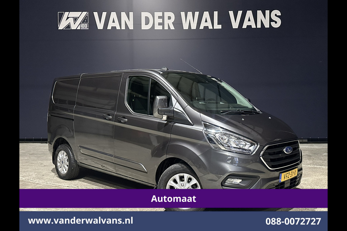 Ford Transit Custom 2.0 TDCI 170pk Automaat L1H1 Euro6 Airco | Camera | Navigatie | Cruisecontrol | LED | LM Velgen Verwarmde voorruit, Stoelverwarming, Parkeersensoren, Bijrijdersbank