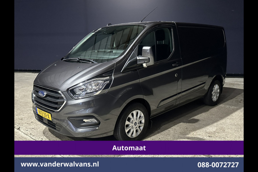 Ford Transit Custom 2.0 TDCI 170pk Automaat L1H1 Euro6 Airco | Camera | Navigatie | Cruisecontrol | LED | LM Velgen Verwarmde voorruit, Stoelverwarming, Parkeersensoren, Bijrijdersbank