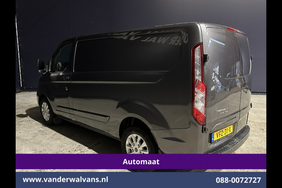 Ford Transit Custom 2.0 TDCI 170pk Automaat L1H1 Euro6 Airco | Camera | Navigatie | Cruisecontrol | LED | LM Velgen Verwarmde voorruit, Stoelverwarming, Parkeersensoren, Bijrijdersbank