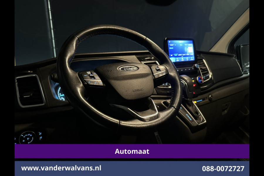 Ford Transit Custom 2.0 TDCI 170pk Automaat L1H1 Euro6 Airco | Camera | Navigatie | Cruisecontrol | LED | LM Velgen Verwarmde voorruit, Stoelverwarming, Parkeersensoren, Bijrijdersbank