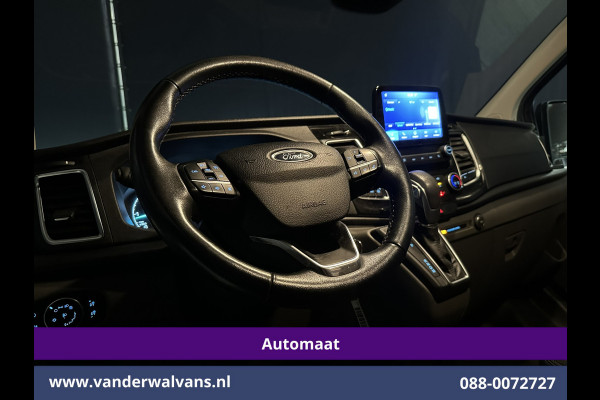 Ford Transit Custom 2.0 TDCI 170pk Automaat L1H1 Euro6 Airco | Camera | Navigatie | Cruisecontrol | LED | LM Velgen Verwarmde voorruit, Stoelverwarming, Parkeersensoren, Bijrijdersbank