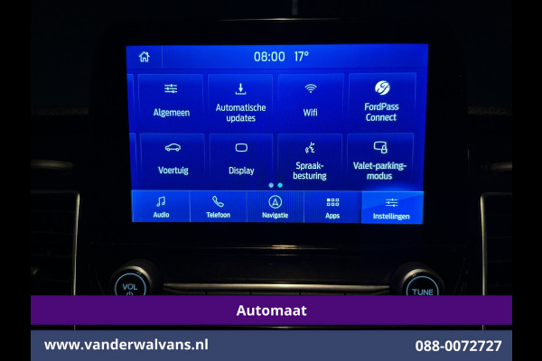 Ford Transit Custom 2.0 TDCI 170pk Automaat L1H1 Euro6 Airco | Camera | Navigatie | Cruisecontrol | LED | LM Velgen Verwarmde voorruit, Stoelverwarming, Parkeersensoren, Bijrijdersbank