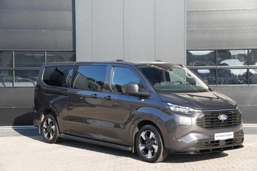 Ford Transit Custom 320 2.5 PHEV L2H1 Trend 232pk - 2x Schuif - Trekhaak - Blindspot - ACC - Stoel/Stuurverwarming - Sidesteps - Rijklaar