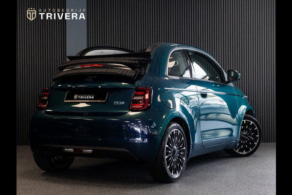 Fiat 500 La Prima cabrio 42 kWh l SoH 95% l AUT.l 360° camera l Stoel verwarming l Leder l CARPLAY l BTW - auto l Dealer onderh.