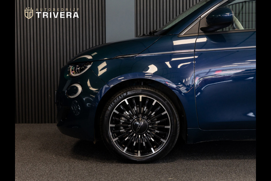 Fiat 500 La Prima cabrio 42 kWh l SoH 95% l AUT.l 360° camera l Stoel verwarming l Leder l CARPLAY l BTW - auto l Dealer onderh.