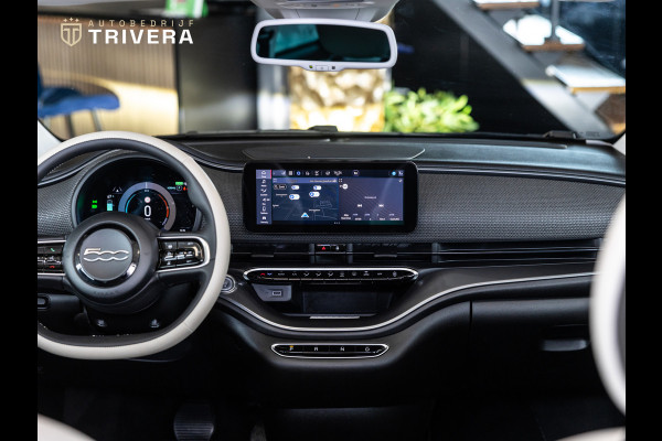 Fiat 500 La Prima cabrio 42 kWh l SoH 95% l AUT.l 360° camera l Stoel verwarming l Leder l CARPLAY l BTW - auto l Dealer onderh.