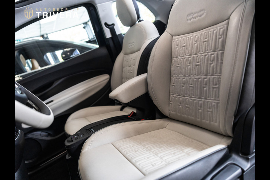 Fiat 500 La Prima cabrio 42 kWh l SoH 95% l AUT.l 360° camera l Stoel verwarming l Leder l CARPLAY l BTW - auto l Dealer onderh.