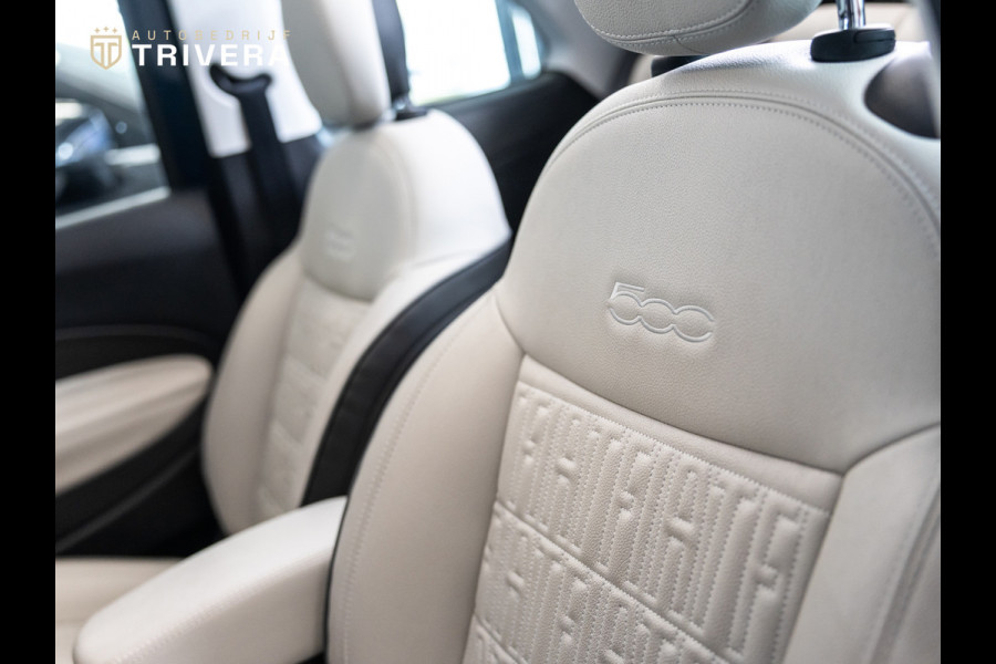 Fiat 500 La Prima cabrio 42 kWh l SoH 95% l AUT.l 360° camera l Stoel verwarming l Leder l CARPLAY l BTW - auto l Dealer onderh.