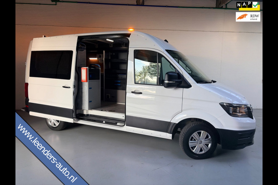 Volkswagen Crafter Servicewagen 35 2.0 TDI 140pk L3H3 Highline Sortimo Victron v230 Standkachel Trekhaak 3000KG RIJKLAARPRIJS