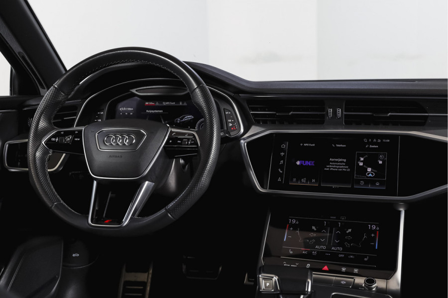 Audi A6 Avant 55 TFSI e quattro S edition Competition | S/K-Panodak | Adapt. Cruise | Stoelverw. | PDC | Camera | NAV + App. Connect | ECC | Elek. Klep | LM 21" |