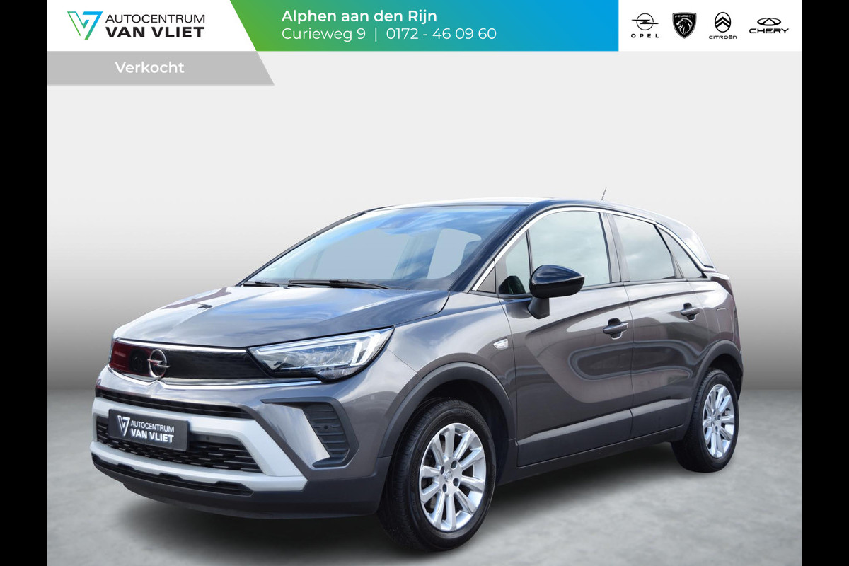 Opel Crossland 1.2 Turbo Elegance | 130 PK | AUTOMAAT | PARKEERSENSOREN MET CAMERA | NAVI | CLIMATE CONTROL |