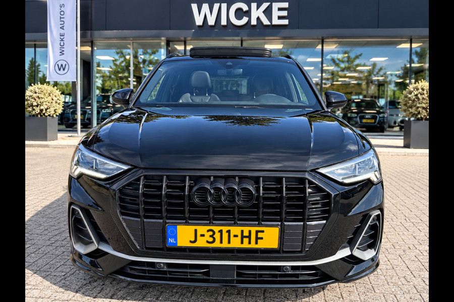 Audi Q3 35 TFSI 2X S Line Pano Matrix Camera Leder Virtual ACC Stoelverw.