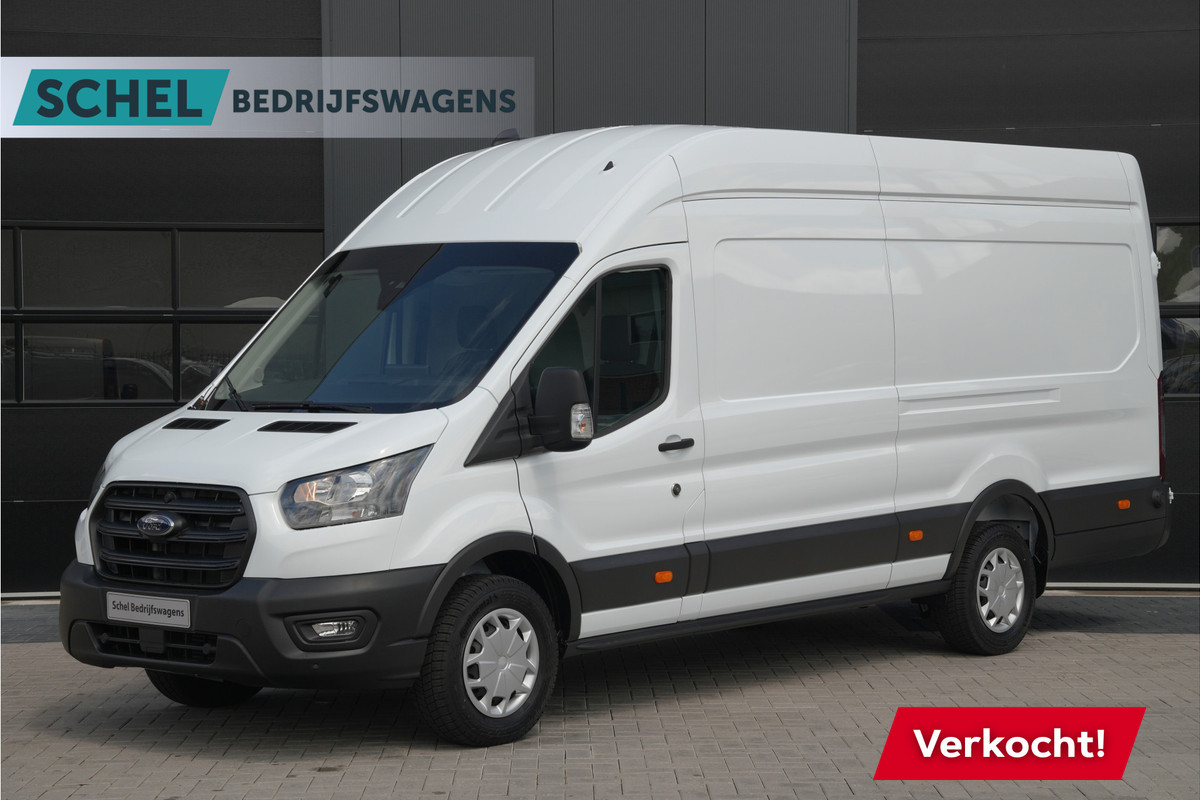 Ford Transit 350 2.0 TDCI L4H3 Trend RWD 130pk - Navi - PDC - Stoelverwarming - Elektr. bestuurdersstoel - Rijklaar
