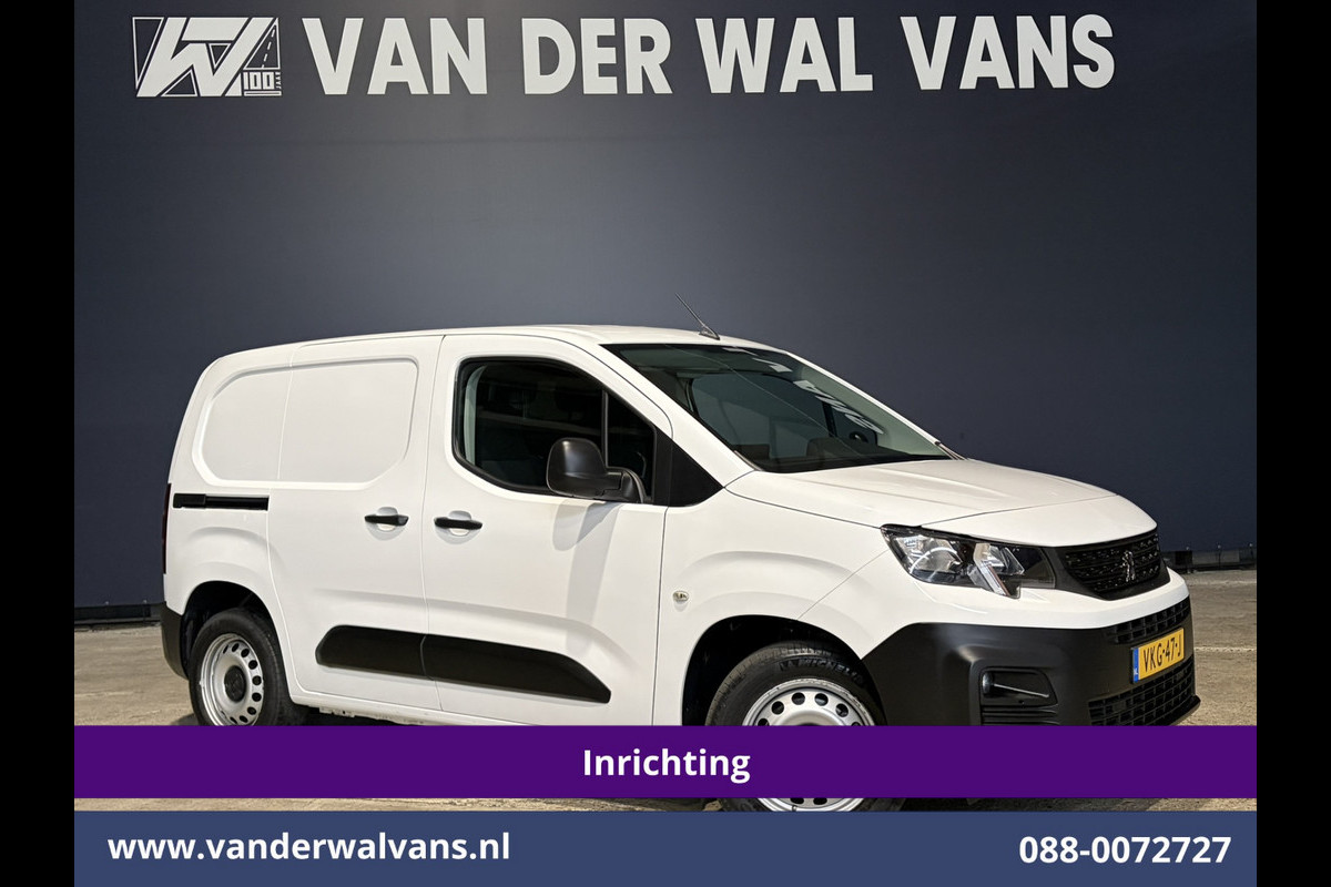 Peugeot Partner 1.5 BlueHDI 102pk L1H1 inrichting Euro6 Airco | Navigatie | Apple Carplay Trekhaak, Cruisecontrol, Android Auto, Parkeersensoren