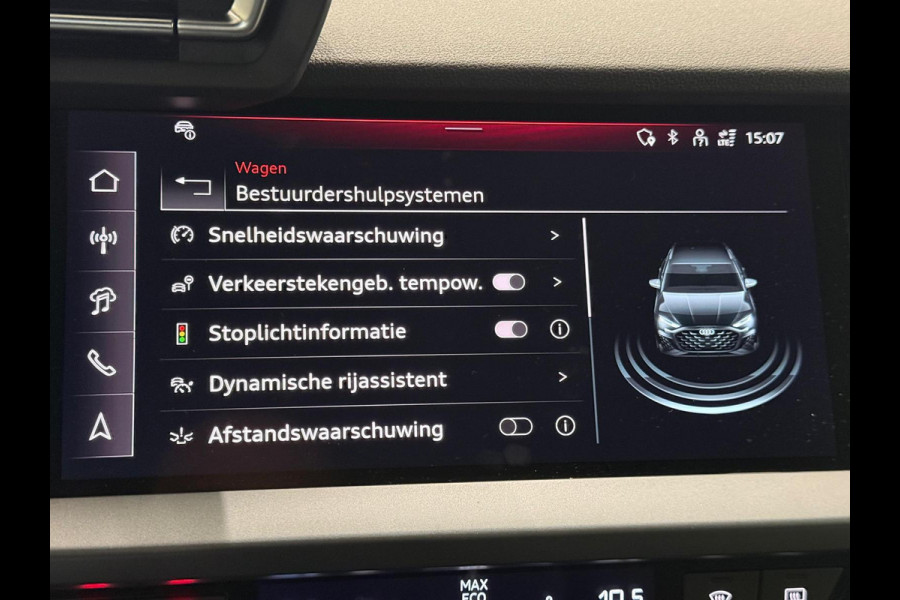 Audi A3 Sportback 35 TFSI S Edition SONOS Premium Audio climate control Navigatie Carplay Full LED Elektr. Sportstoelen PDC VA + Camera Adaptieve Cruise Control Head Up Display