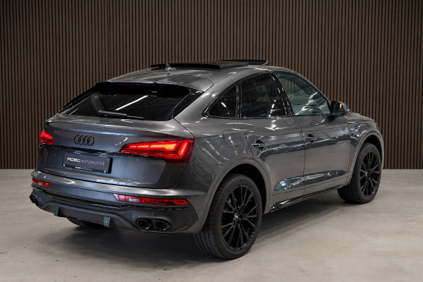Audi Q5 Sportback 55 TFSI e S edition S-Line | Panoramadak | Stoelverwarming | RS Stoelen | Apple Carplay | Camera | Keyless | Navigatie | Trekhaak | Cruise Control | Memory Seat | Ambiance Verlichting | Matrix LED | SOH 99%