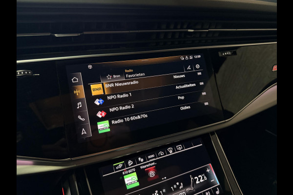 Audi Q8 60 TFSI e quattro Pro Line S Competition PHEV / HUD / Trekhaak / Pano / B&O/  360 camera / Matrix-Led /Memory / Stoelverwarming V+A / Zonwering