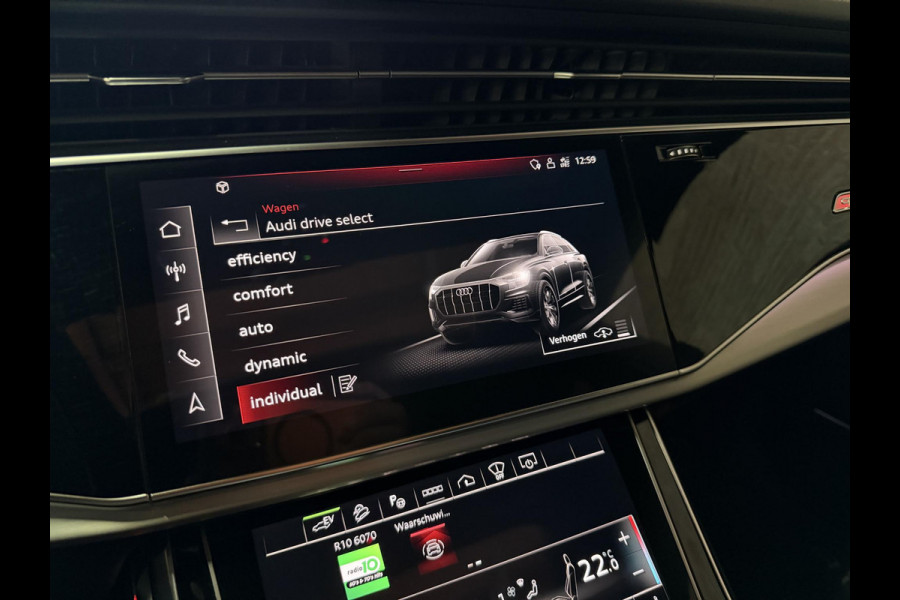 Audi Q8 60 TFSI e quattro Pro Line S Competition PHEV / HUD / Trekhaak / Pano / B&O/  360 camera / Matrix-Led /Memory / Stoelverwarming V+A / Zonwering