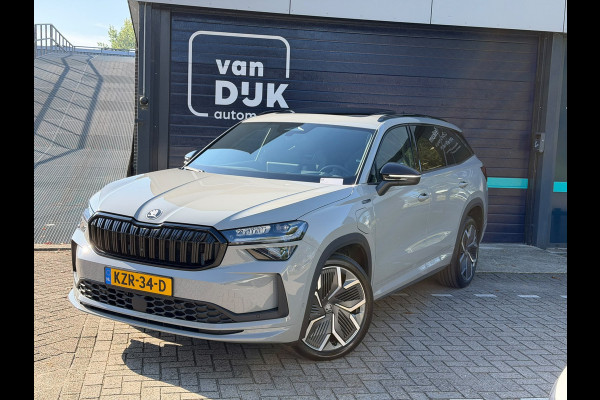 Škoda Kodiaq 1.5 TSI PHEV Sportline Panoramadak 20 inch velgen Head Up display Adaptive cruise Navigatie Sportstoelen 360 camera Full LED