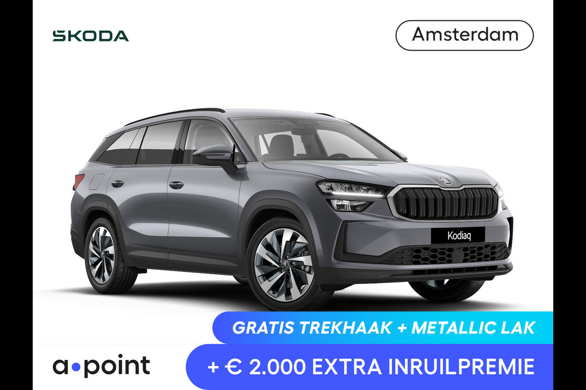 Škoda Kodiaq 1.5 TSI PHEV Business Edition Plus 204 pk 6 versn. DSG | Dynamic Chassis Control Pakket | Parkeer Pakket | Sunset | Trekhaak | Winter Pakket | bagagescheidingsnet