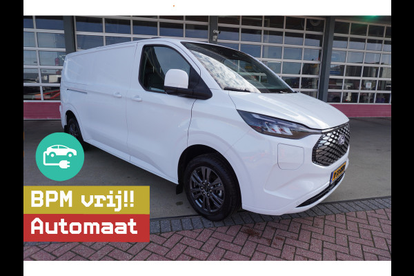 Ford E-Transit Custom 340L L2H1 Limited 71 kWh/218PK Automaat Schuifdeur L+ R nr. V070 | Climate | Adap.Cruise | Navi | Leer | Camera |Pro Powerpack
