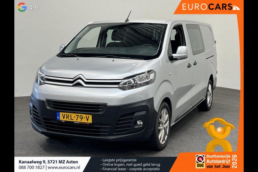 Citroën Jumpy 2.0 BlueHDI 120 XL Club Dubbele Cabine Apple CarPlay Navigatie Cruise Control Parkeersensoren Airco