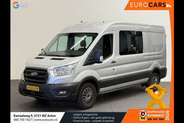 Ford Transit 350 2.0 TDCI L3H2 Dubbele Cabine Trend Airco Cruise Control Trekhaak Parkeersensoren