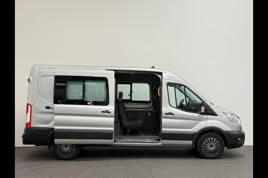 Ford Transit 350 2.0 TDCI L3H2 Dubbele Cabine Trend Airco Cruise Control Trekhaak Parkeersensoren