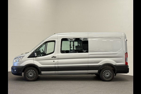 Ford Transit 350 2.0 TDCI L3H2 Dubbele Cabine Trend Airco Cruise Control Trekhaak Parkeersensoren