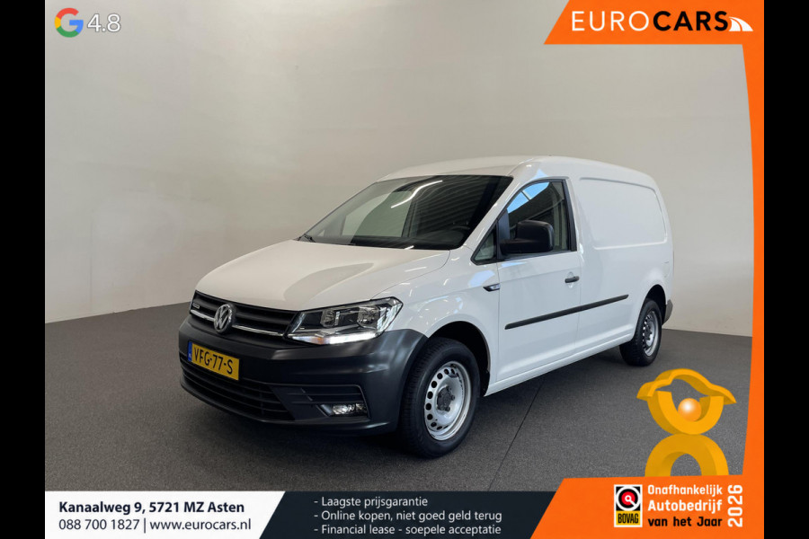 Volkswagen Caddy 1.4 TGI L2H1 EcoFuel Maxi Comfortline Airco Cruise PDC Verwarmbare voorruit Comfortstoelen Alarm Bluetooth Schuifdeur