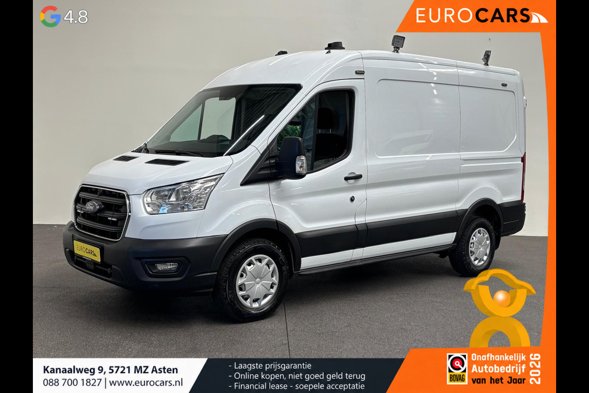 Ford Transit 310 2.0 TDCI L2H2 Trend 130PK Airco Cruise Control Stoelverwarming Verwarmbare voorruit Parkeersensoren Elektrische verstelbare voorstoel