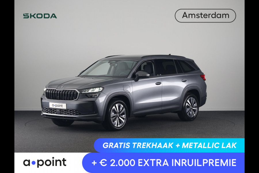 Škoda Kodiaq 1.5 TSI PHEV Edition 204pk 6 versn. DSG | Sunset | Trekhaak |  18" lichtmetalen velgen Soira aero, zilver