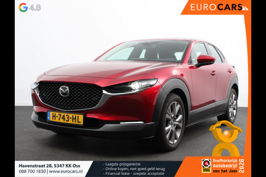 Mazda CX-30 2.0 e-SkyActiv-X 180pk M Hybrid Comfort Navigatie Climate Control Trekhaak Cruise Control Adaptive Lichtmetalen velgen Camera Parkeer sensoren Led Dab