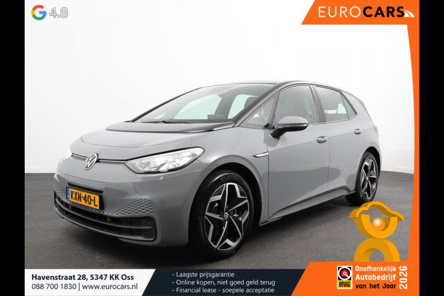 Volkswagen ID.3 Pro 58 kWh SOH 92% Navigatie Apple CarPlay Android Auto Parkeerhulp Adaptive Cruise Control Stoel- en stuurverwarming Full Led Climate Control Lichtmetalen velgen