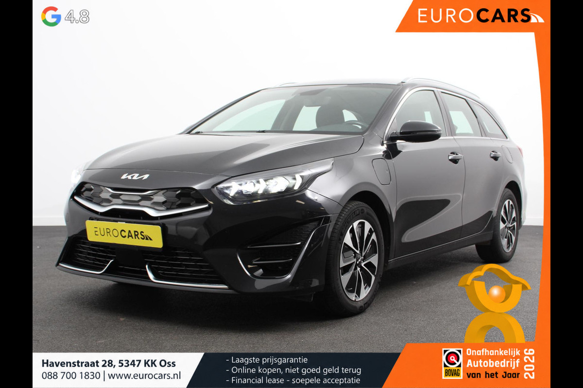 Kia Ceed Sportswagon 1.6 GDI PHEV DynamicLine Automaat Climate control Keyless Cruise control LED Parkeersensoren achter Camera Stuur verwarming Stoel verwarming Apple Carplay/ Andriod Auto