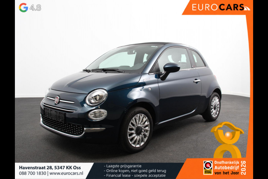 Fiat 500C 1.0 Hybrid Dolcevita Airco Cruise control Lichtmetalen velgen Apple Carplay/ Android Auto Navigatie Parkeersensor achter