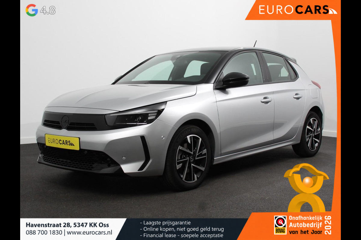 Opel Corsa 1.2 Turbo Hybrid 100pk GS Automaat Navigatie Apple Carplay/Android Auto Camera Parkeersensoren Cruise Control Dodehoek assistent Airco Lichtmetalen velgen Virtual Cockpit