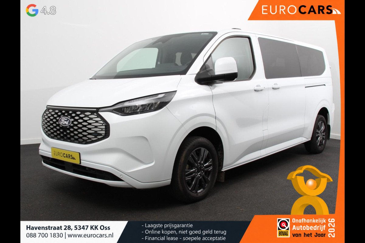 Ford E-Transit Custom 340 L2H1 Limited 65 kWh 8 persoons Automaat Cruise Control Airco Lichtmetalen Velgen