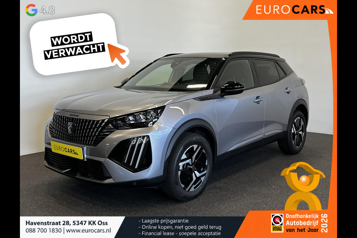 Peugeot 2008 1.2 PureTech 130pk Automaat GT-Line Navigatie Apple Carplay/Android Auto Camera Parkeersensoren Ledverlichting Cruise Control Virtual Cockpit Climate Control Lichtmetalen velgen