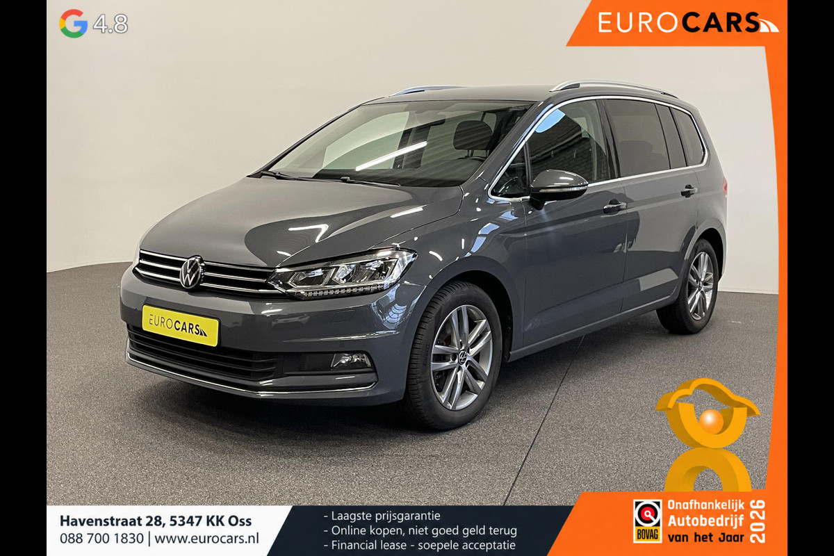 Volkswagen Touran 1.5 TSI 150pk Automaat Highline 5 zitplaatsen Navigatie  Parkeersensoren Cruise Control  Blind Spot Assist  Stoelverwarming  ErgoActive stoelen  Climate Control