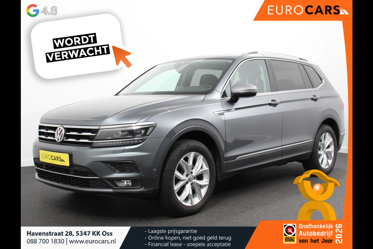 Volkswagen Tiguan Allspace 1.5 TSI Highline All-space 7p. Panorama dak Adaptive cruise control Climate control LED Parkeersensoren Achteruitrijd camera Trekhaak Navigatie Voorstoelen verwarmd Apple Carplay/ Android Auto