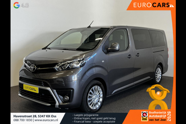 Toyota PROACE Electric Shuttle Long Extra Range Cool 75 kWh 9persoons PERSONENBUS Navigatie Apple Carplay/Android Auto Parkeersensoren Cruise Control Lichtmetalen velgen Getinte ramen Airco